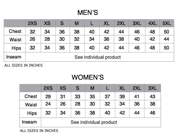 By Timo Size Chart